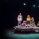 Scena iš spektaklio „Žuvėdra (remix)“. D. Putino nuotr.