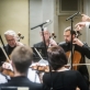 Lietuvos kamerinio orkestro muzikantai ir Vykintas Baltakas. D. Matvejevo nuotr.