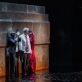 Scena iš spektaklio „Vakarų krantinė“. D. Rimeikos nuotr.