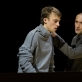 Martynas Berulis ir Aleksas Kazanavičius spektaklyje „Sūnus“. L. Vansevičienės nuotr.
