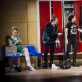 Scena iš spektaklio „Žalgirės“. D. Stankevičiaus nuotr.