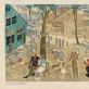 Leon Kosmulski, „Kompozicija su žaliu namu“. 1935 m.