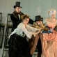 Šarūnas Šapalas (De Bretinji), Joana Stanelytė (Rozetė), Rafailas Karpis (Gijo de Morfontenas), Rita Petrauskaitė (Pusetė), Vilhelma Mončytė (Žavotė). M. Aleksos nuotr.
