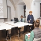 Dr. Giedrė Mickūnaitė pristato pranešėją – dr. Agnę Narušytę. 2024 m. S. Butrimienės nuotr.