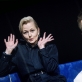 Jolanta Dapkūnaitė ir Vainius Sodeika spektaklyje „bowel“. D. Matvejevo nuotr.