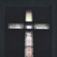 Algirdas Dovydėnas, devynių dalių vitražo fragmentas, Lietuvos kankinių bažnyčia Domeikavoje. 1999–2004 m.