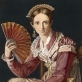 Boleslovas Ruseckas, „Moteris su vėduokle“. 1840 m.  Lietuvos nacionalinis dailės muziejus