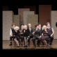 Scena iš spektaklio „Dvylika kėdžių“. J. Deinato nuotr.