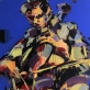 Virginijus Viningas, „Cello & Jazz”, akrilas, drobė, 200x120 cm, 2015 m.