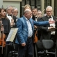 Laurynas Vakaris Lopas, Gunta Gelgotė ir Lietuvos nacionalinis simfoninis orkestras. D. Matvejevo nuotr.