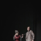 Ieva Savickaitė ir Balys Ivanauskas spektaklyje „Teatralas“. T. Povilonio nuotr.