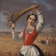 Kanutas Ruseckas (1800–1860) . Pjovėja. 1844. LNDM