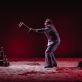 Scena iš spektaklio „Totalitarinis romanas“. H. Leis nuotr.