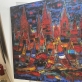 Algimantas Jusionis, „Burės raudoname mieste“. 1999 m.