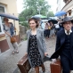 Adrian Schvarzstein ir Jūratė Širvytė spektaklyje „Arrived“ / „Atvyko“. Rengėjų nuotr.