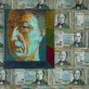 Bronius Gražys. Autoportretas už sienos. Drobė, aliejus. 2004 m.