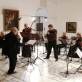 Algirdas Vizgirda, Karolina Beinarytė, Robertas Beinaris ir orkestras „Musica humana“. A. Rakausko nuotr.