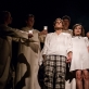 Scena iš spektaklio „Riešutų duona“. L. Vansevičienės nuotr.