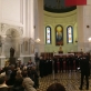 Vokalinis ansamblis „Acusto“ ir Kauno pučiamųjų orkestras „Ąžuolynas“. Autorės nuotr.