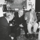Iš kairės: Vytautas Landbsergis, Raimundas Katilius, Donatas Katkus ir Mstislavas Rostropovičius. 1997 m. Asmeninio archyvo nuotr. 