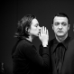 Eglė Švedkauskaitė, Josifas Baliukevičius ir Nomeda Bėčiūtė spektaklio „Patina“ repeticijoje. S. Jankausko nuotr.
