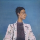 E. Zavadskienė, Aleksandros Jacovskytės portretas.  Drobė, aliejus. 1987. Elenos Nonos Zavadskienės nuosavybė.