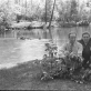 Iš Juozo Lukio Sibiro archyvo. Atsisveikinimas su Toporoko upe. Fotografuota 1958 m. Pigmentinė spauda 2020 m.