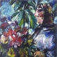 Karlas Eulensteinas (1892–1981). Moteris su gėlėmis. 1960 m.
