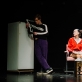 Scena iš spektaklio „Shopping and Fucking“. M. Endriuškos nuotr.