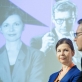 LNF Knygų mugėje. Rūta Prusevičienė ir Modestas Pitrėnas. D. Matvejevo nuotr.