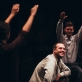 Scena iš spektaklio „Lietaus žemė“. I. Deltuvaitės nuotr.