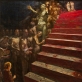 Šarūnas Sauka, „Laiptai“. 1989. Drobė, aliejus. Edmundo Armoškos kolekcija 