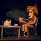 Scena iš spektaklio „Liūtas ir Paukštis“. D. Stankevičiaus nuotr.