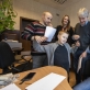 Karolis Norvila, Goda Simonaitytė, Romas Vikšraitis (viršuje), Nikas Dmitrijevcevas ir Lina Dainienė. P. Lileikio nuotr.
