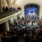 Modestas Pitrėnas ir Lietuvos nacionalinis simfoninis orkestras. D. Matvejevo nuotr.