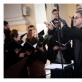 Choras „Polifonija“ ir dirigentas Tomas Ambrozaitis. D. Stankevičiaus nuotr.
