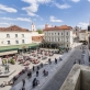 Muzikinė akcija iš LNF balkono. D. Matvejevo nuotr.