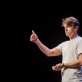 Martynas Nedzinskas spektaklyje „Nuostabūs dalykai“. D. Pu nuotr.