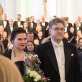Festivalio „Resurrexit“ akimirka. Viktorija Miškūnaitė, Tomas Ambrozaitis, Juozas Domarkas. Organizatorių nuotr.
