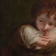Seras Joshua Reynolds. Besijuokianti mergaitė. XVIII a. 9 deš. Drobė, aliejus. Nacionalinis Bohdano ir Varvaros Chanenkų dailės muziejus. Paveikslo fragmentas
