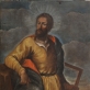 Šv. apaštalas Judas Tadas (Šv. apaštalas Tomas)
Lietuva, XVIII a. pradžia. Drobė, aliejus. Aptaisas – Vilnius, XVIII a. II pusė. Vario skarda, kalstymas, sidabravimas, auksavimas
Karkažiškės Šv. apaštalų Petro ir Povilo bažnyčia. Anksčiau Vilniaus Šv. Jono bažnyčia
