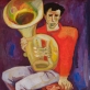 Galina Petrova, vairuotojo R. Ruzgio portretas. 1974 m. LDM