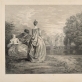 Bernard Baron (1696?–1762?), „Dvi pusseserės“. Pagal Antoine’ą Watteau Luvro muziejus, Grafikos meno skyrius, Edmond’o de Rothschildo kolekcija. © RMN-Grand Palais (Luvro muziejus), Angèle Dequier nuotr.