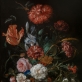 Jan de Heem, „Natiurmortas su gėlėmis“. XVII a. Lvivo nacionalinė Boryso Voznyckio dailės galerija