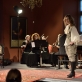 Scena iš teatralizuoto XVIII a. itališkų arijų da capo koncerto „Dramma da capo“. Solistė R.Vosyliūtė.
Nuotr. iš festivalio rengėjų archyvo