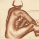 L. Strolis. Sėdinčios moters aktas. 1930–1933. NČDM.
