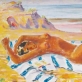 Adomas Galdikas, „Moteris pliaže"