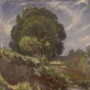 Petras Kalpokas. Gluosnis prie upės. Apie 1930. Drobė, aliejus. Lietuvos nacionalinis dailės muziejus