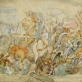 Kazys Varnelis, „Rudavos kautynės“. 1941–1942 m., piešinys