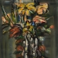 A. Galdikas, Natiurmortas su Rūpintojėliu, 1952 m. Drobė, aliejus, 76,5 x 61 cm. Iš Gedimino Petraičio kolekcijos